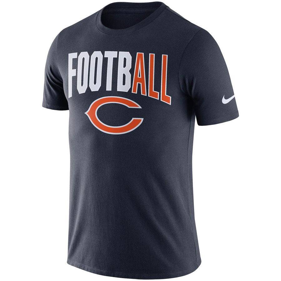 Chicago Bears Nike Sideline All Football Performance T-Shirt – Navy