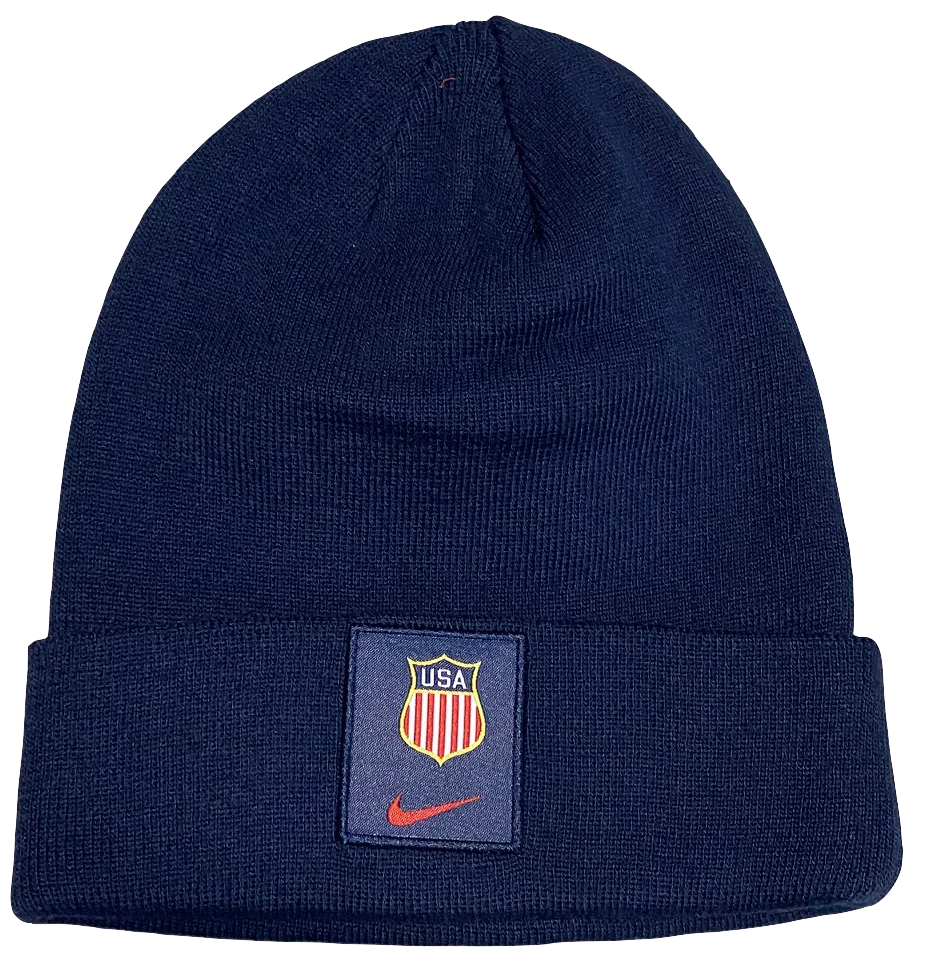Men’s USA Hockey Navy Cuffed Knit By Nike