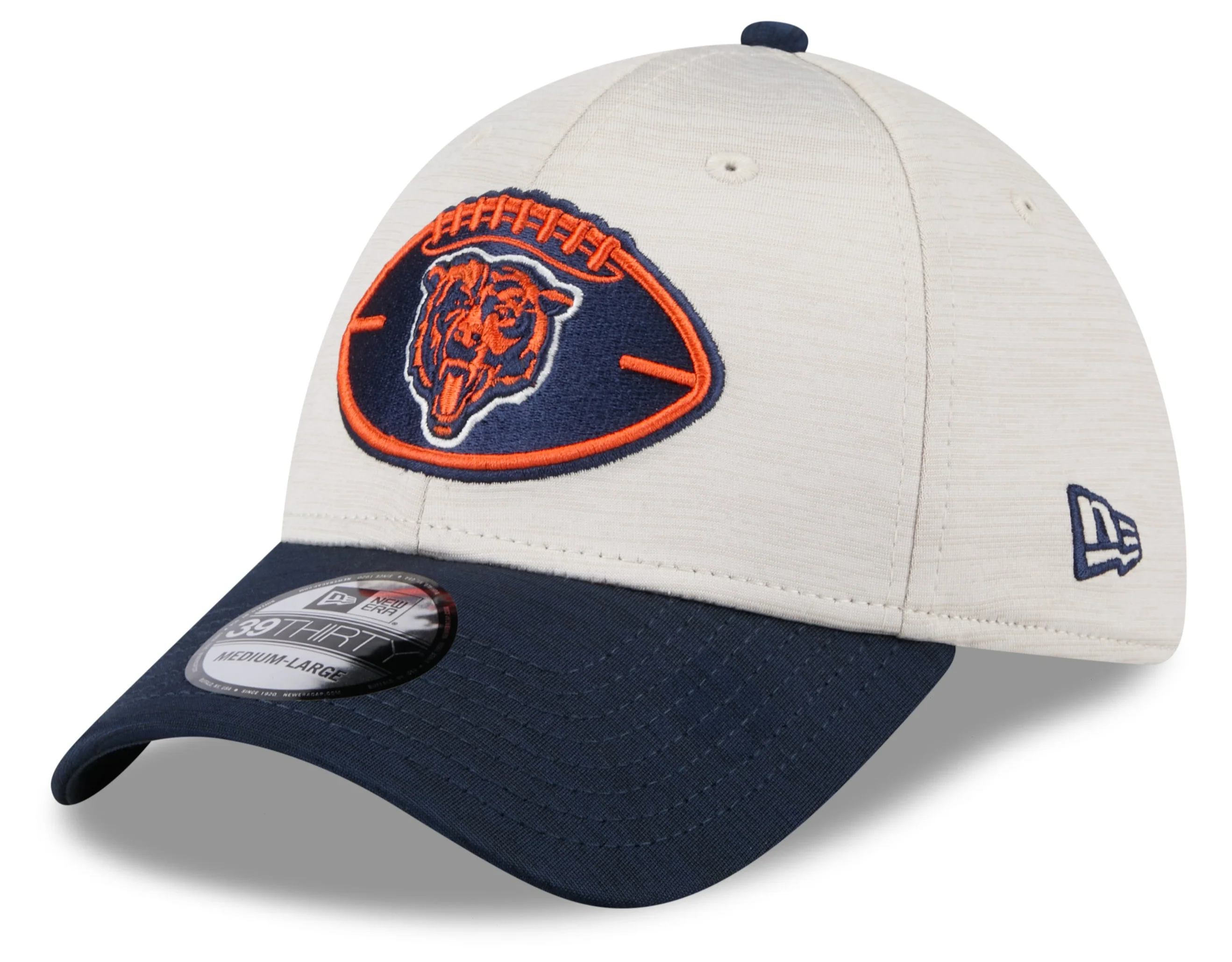 Men's Chicago Bears New Era 2024 Sideline Historic 39THIRTY Flex Hat