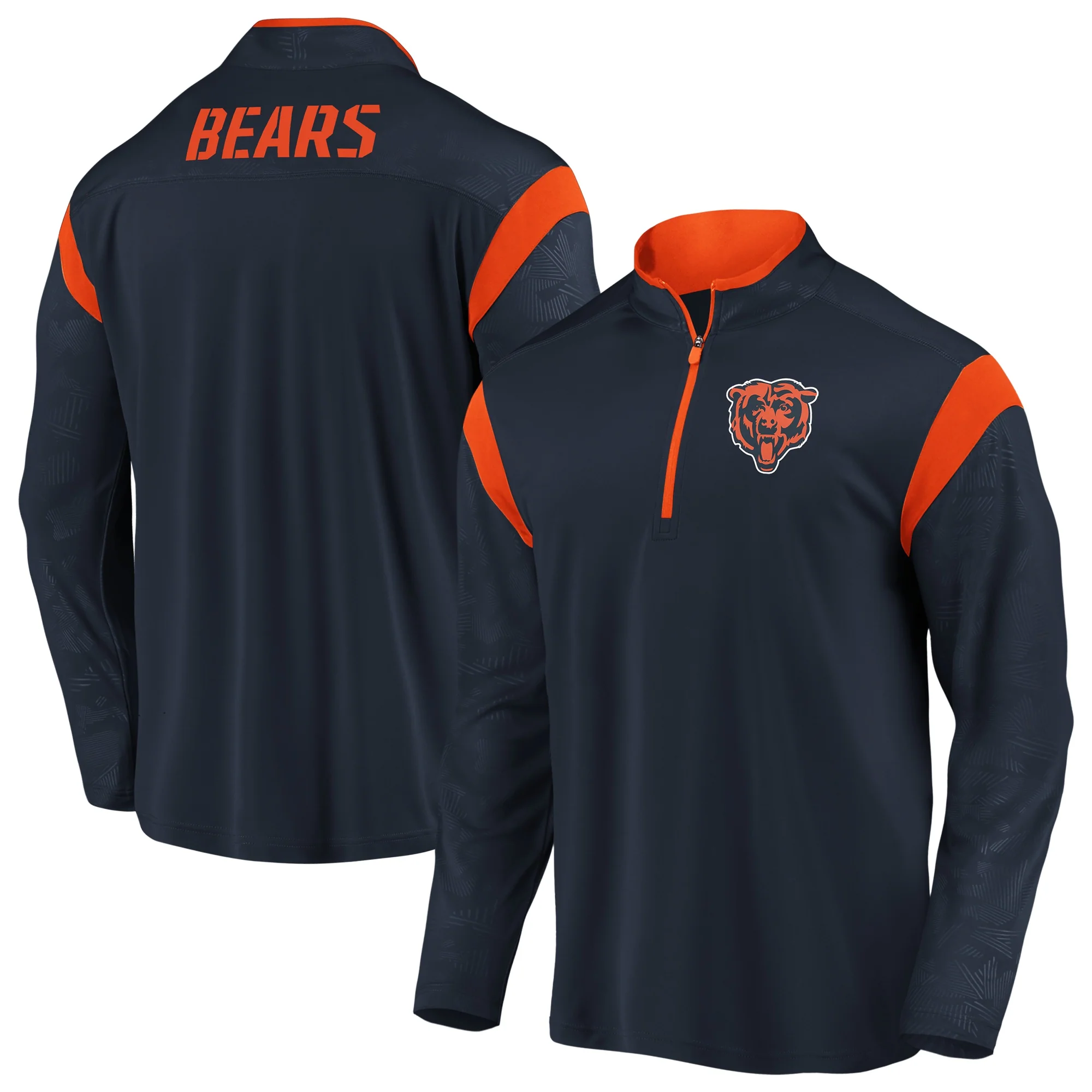 Men's Chicago Bears Mission Primary Long Sleeve Fanatics Performance Windshirt