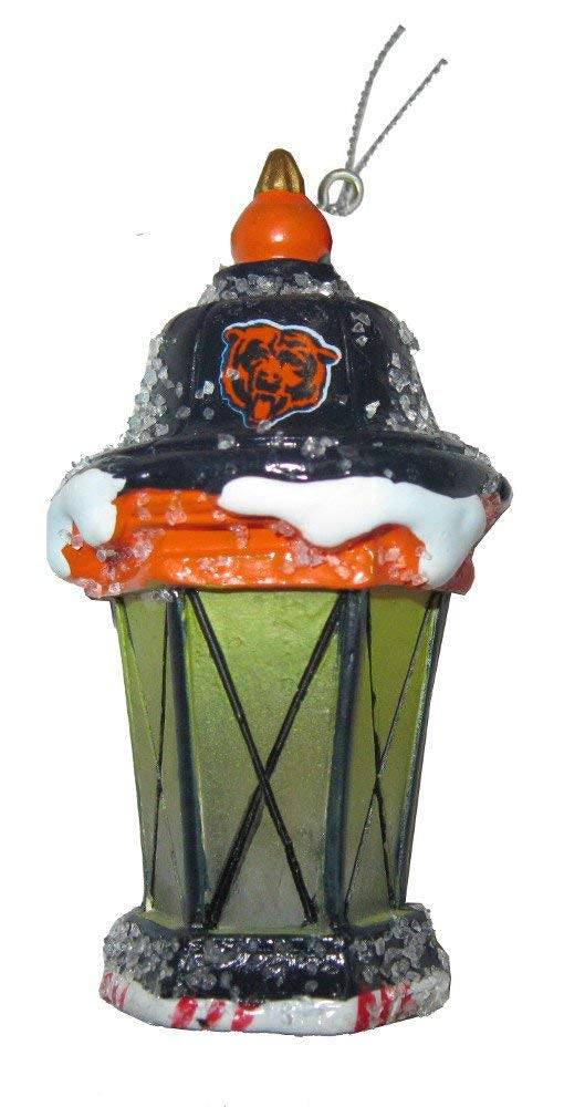 Chicago Bears NFL Football LED Light Up Lantern Christmas Ornament