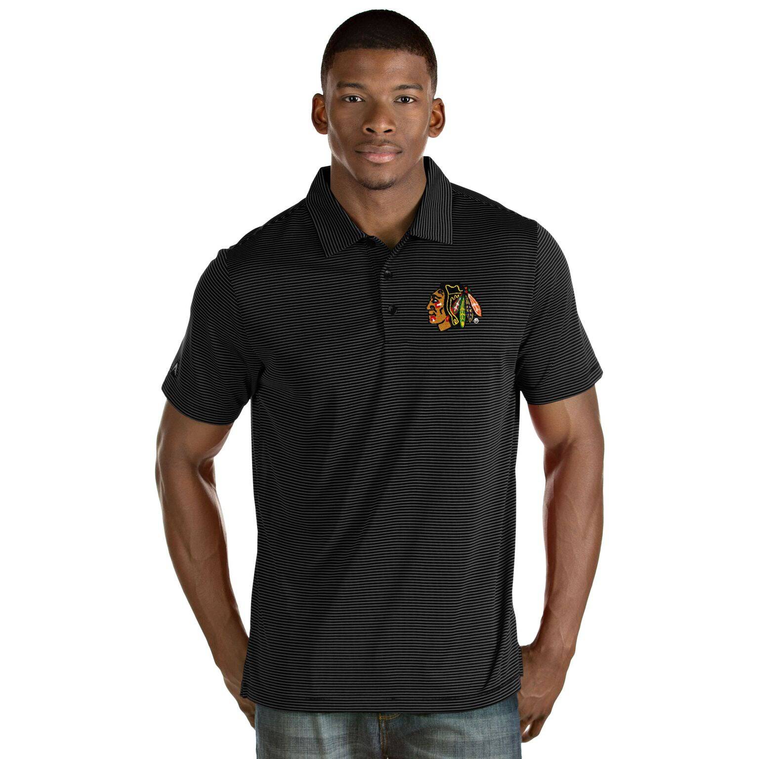 Men's NHL Chicago Blackhawks Antigua Quest Polo