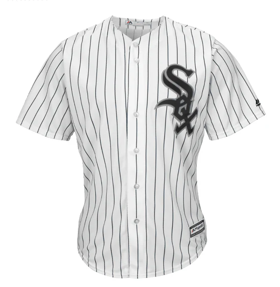 Men's Eloy Jimenez Chicago White Sox Pro Stitch Majestic White Home Cool Base Team Jersey