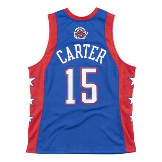 Men's Vince Carter 2004 Eastern Conference All Star Mitchell & Ness Blue Hardwood Classics Swingman Jersey