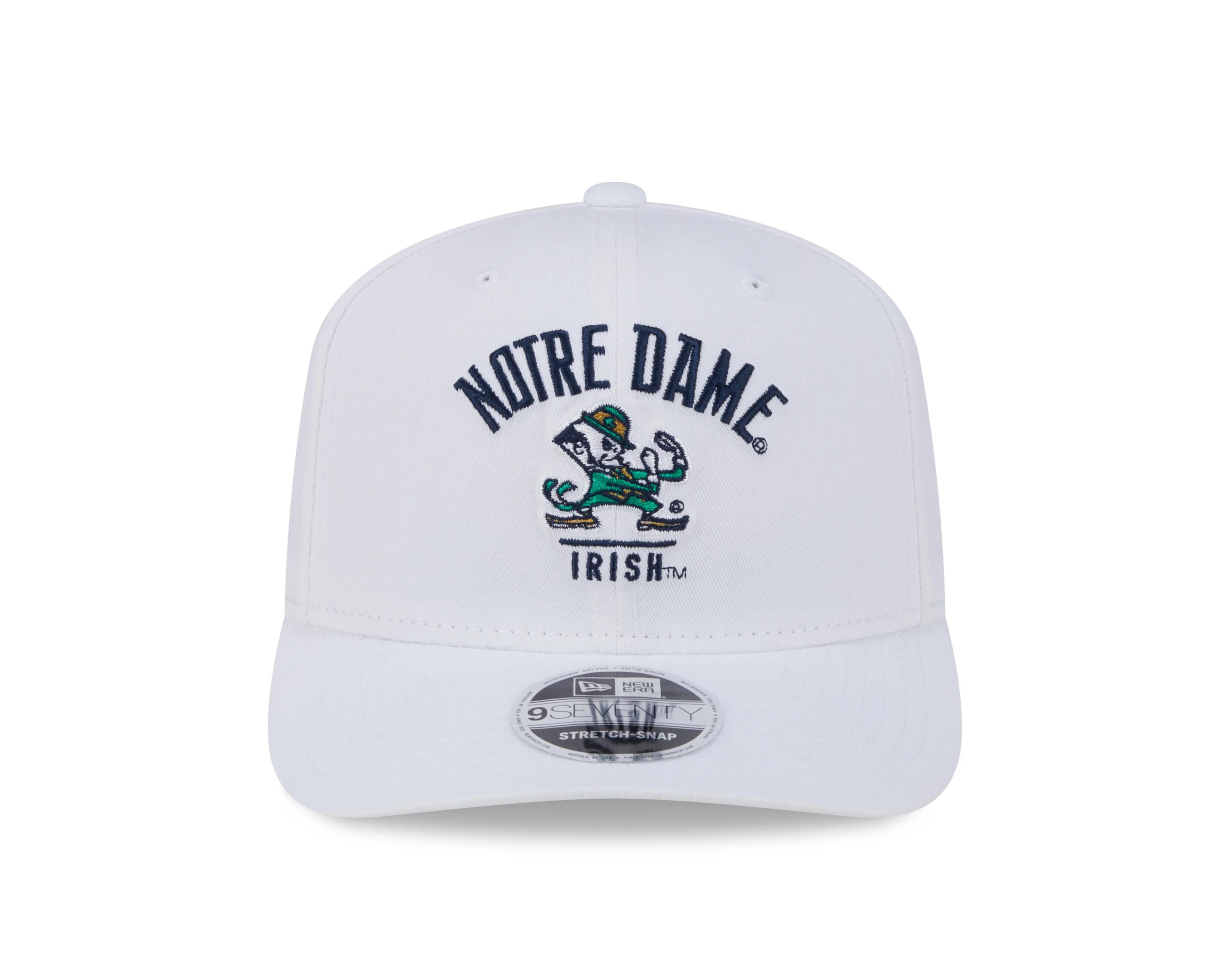 Notre Dame Fighting Irish New Era Team White 9SEVENTY Adjustable Hat
