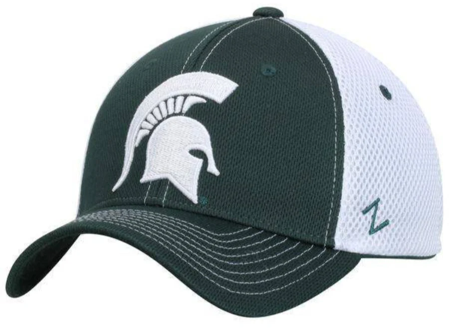 Men's NCAA Michigan State Spartans Zephyr Vapor Rally 2 Flex Fit Hat