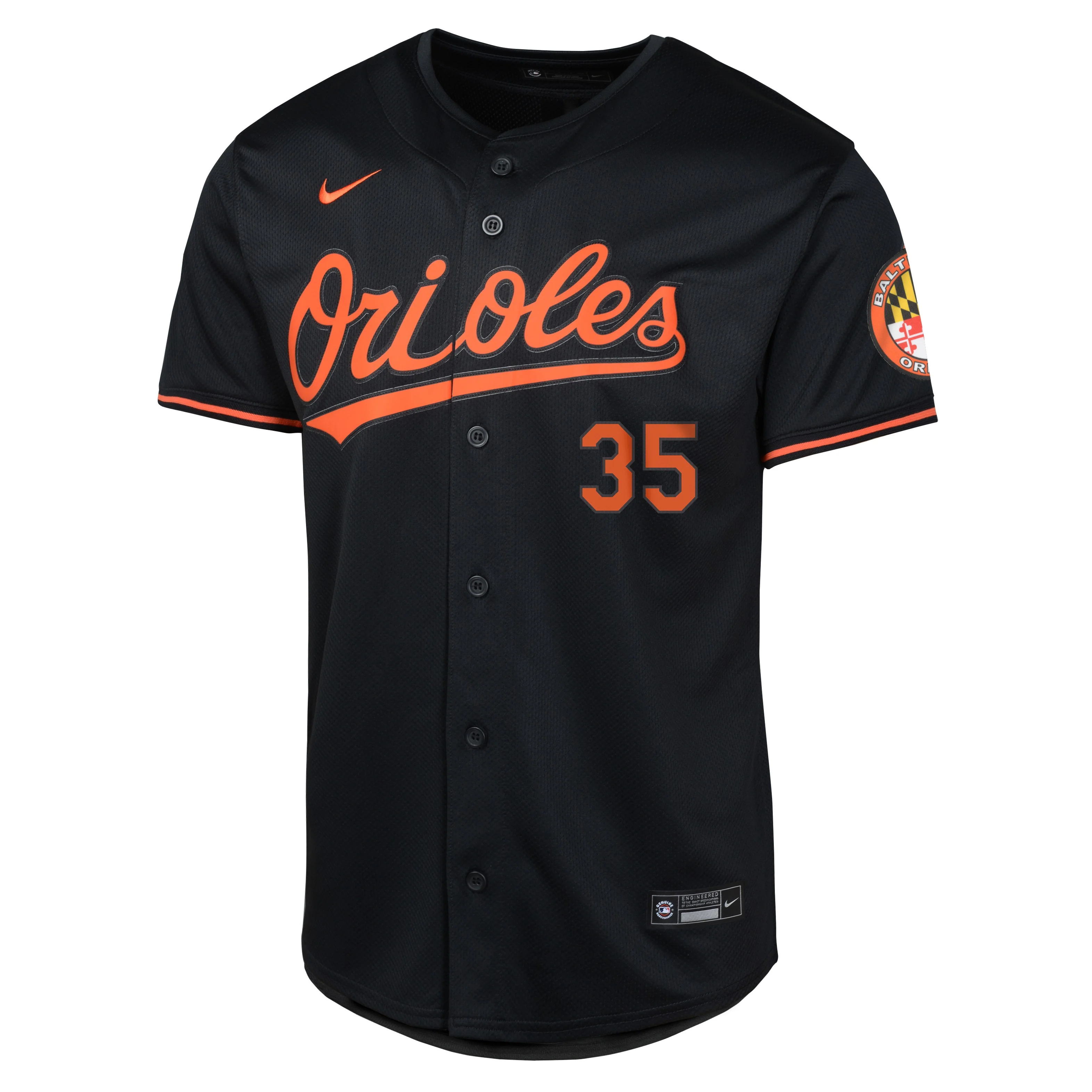 Youth Adley Rutschman NIKE Black Alternate Limited Replica Jersey