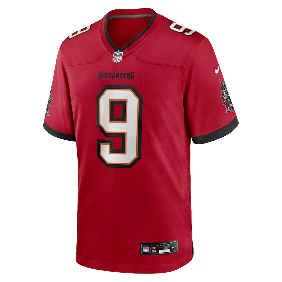 Men's Tampa Bay Buccaneers Emeka Egbuka Nike Red Team Game Jersey