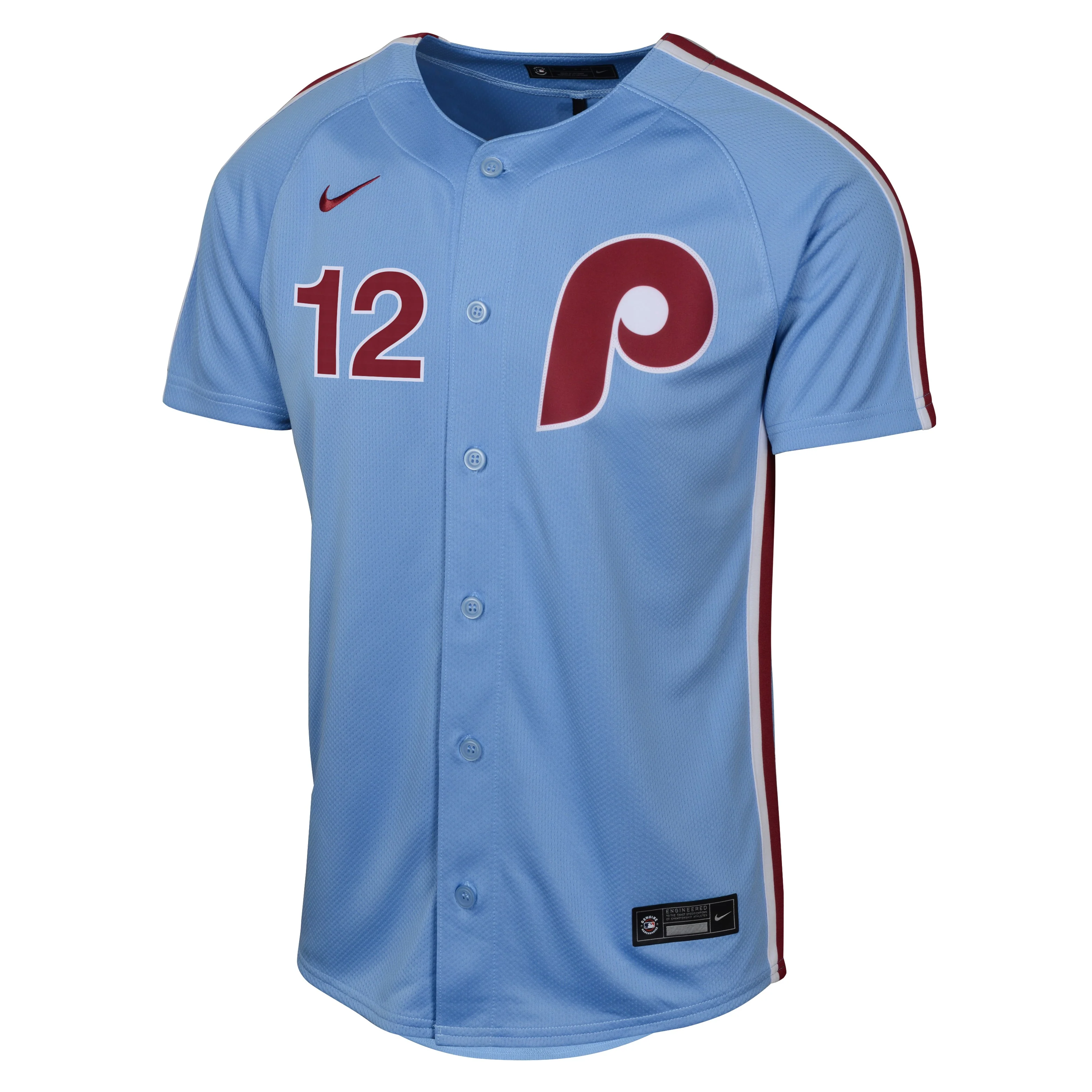 Youth Kyle Schwarber Philadelphia Phillies NIKE Blue Alternate Limited Replica Jersey
