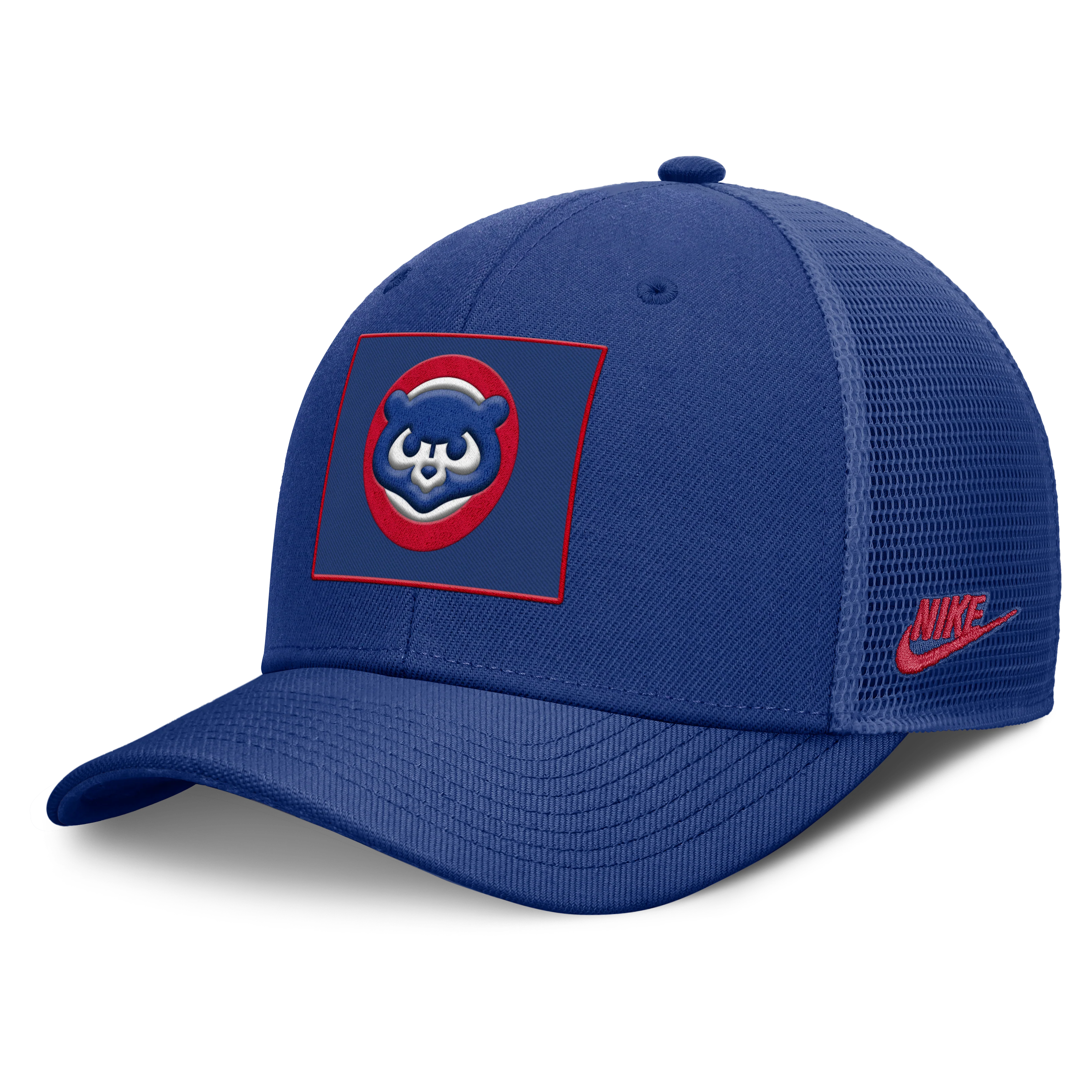 Chicago Cubs Nike Rise Royal Blue Dri-Fit Adjustable Snapback Trucker Hat