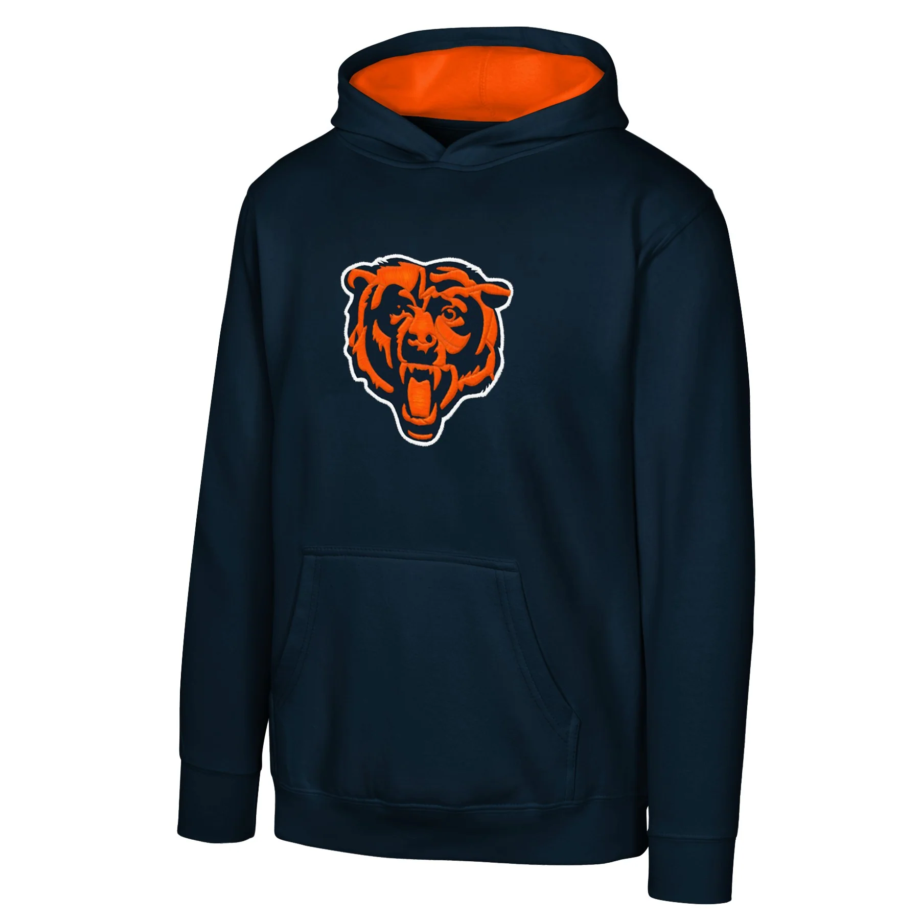 Toddler Chicago Bears Prime Navy Pullover Fleece Hoodie