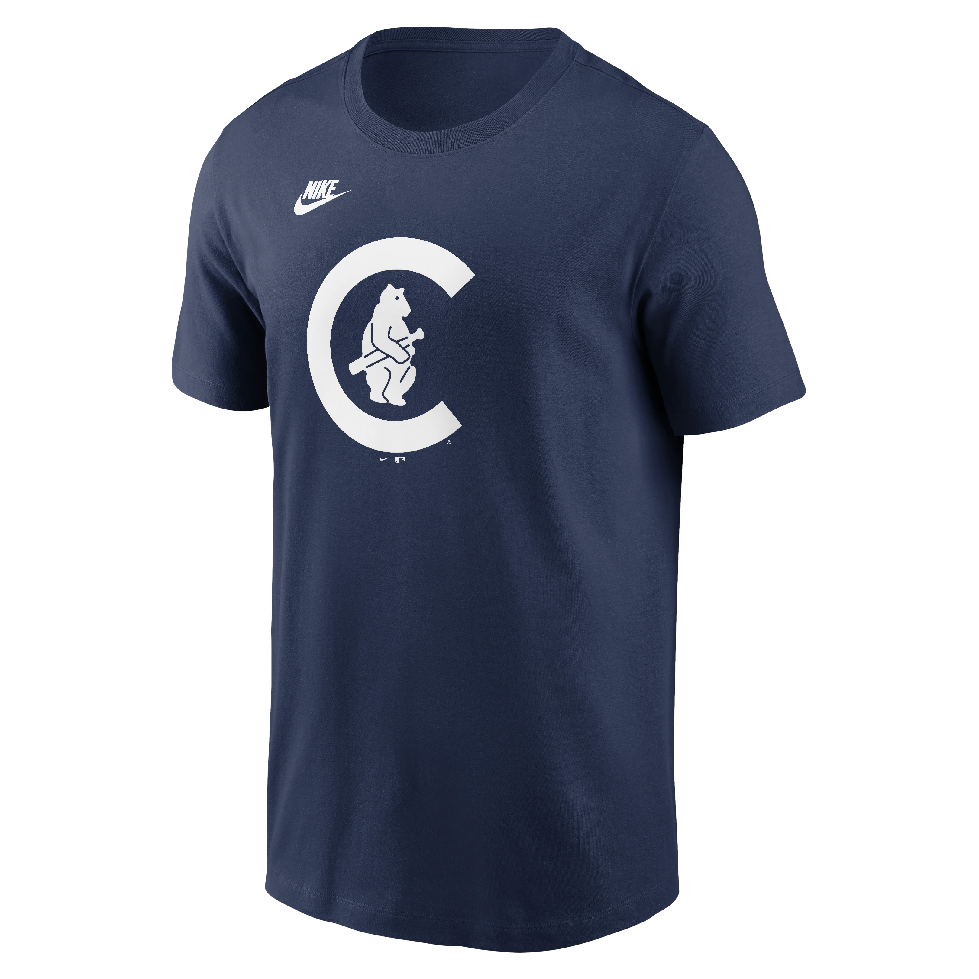Men's Chicago Cubs Nike Cooperstown Navy T-Shirt