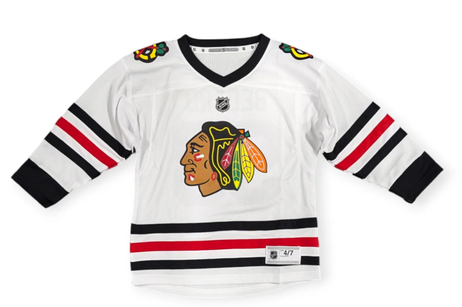 Toddler Connor Bedard Chicago Blackhawks White Away Replica Jersey