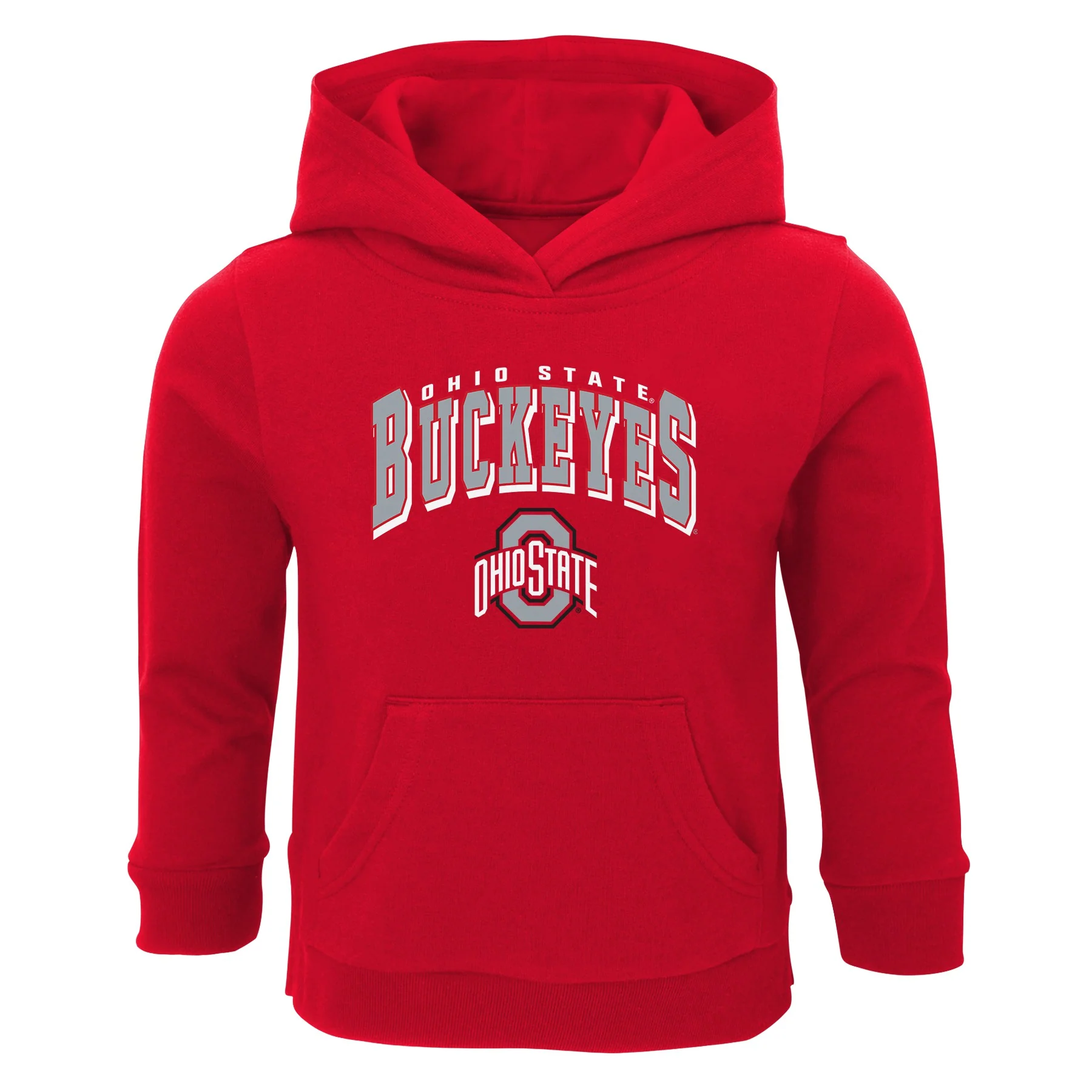 Toddler Ohio State Buckeyes Red Pullover Hoodie