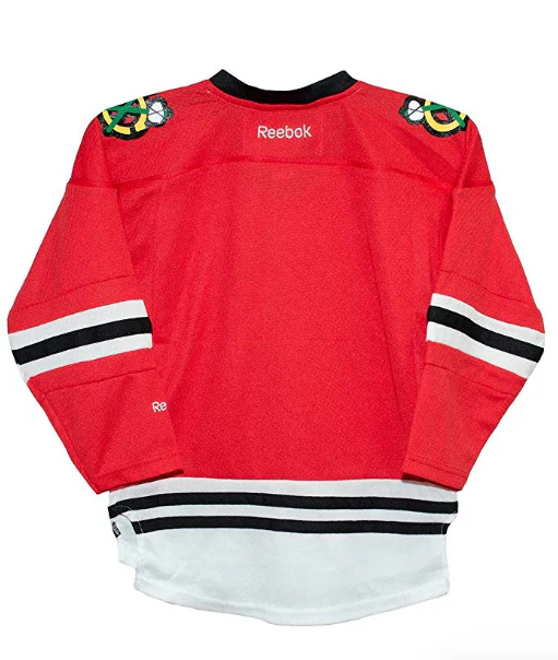 Kids Chicago Blackhawks Reebok Child (4-7) Blank Red Replica Jersey