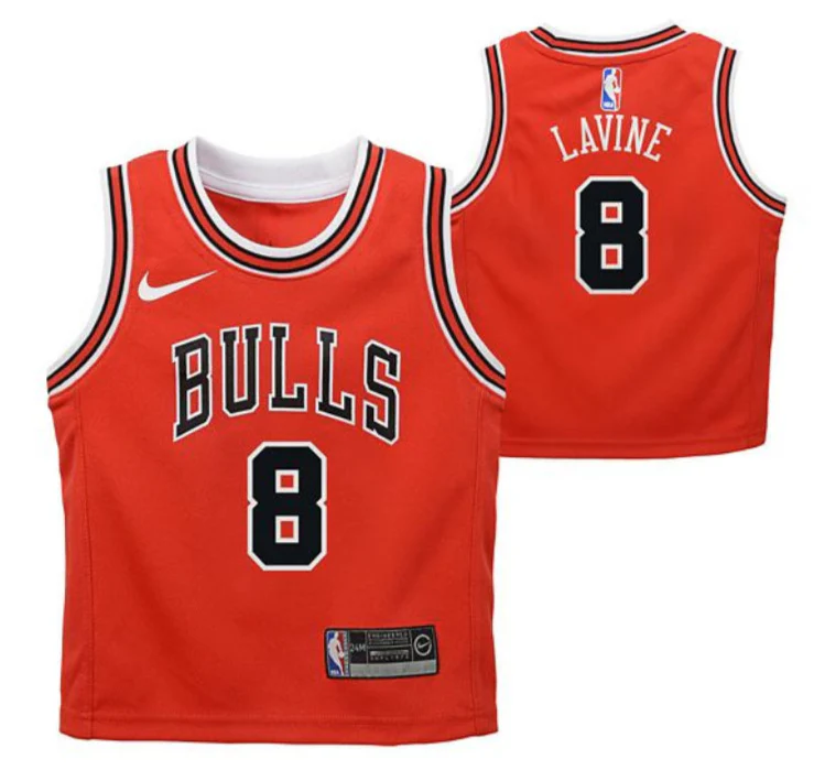 Toddler Zach Lavine Chicago Bulls Red Nike Replica Jersey