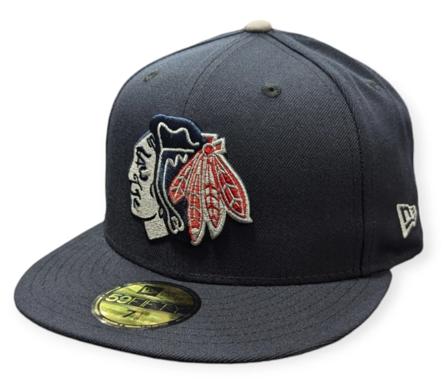 Chicago Blackhawks New Era Navy Bedsy 59FIFTY Fitted Hat