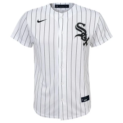 Youth Yoan Moncada Chicago White Sox White Nike Home Replica Jersey