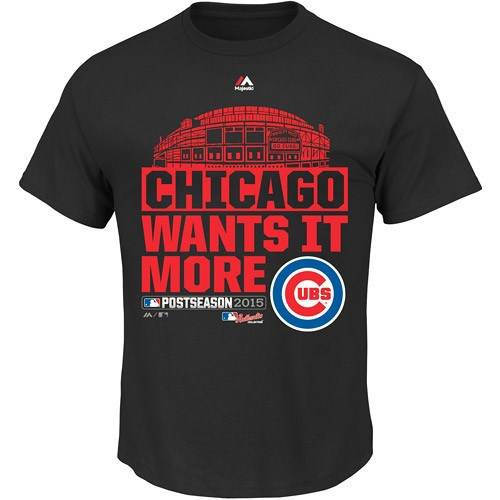 Chicago Cubs 2015 NL Division Series Winner Clubhouse T-Shirt