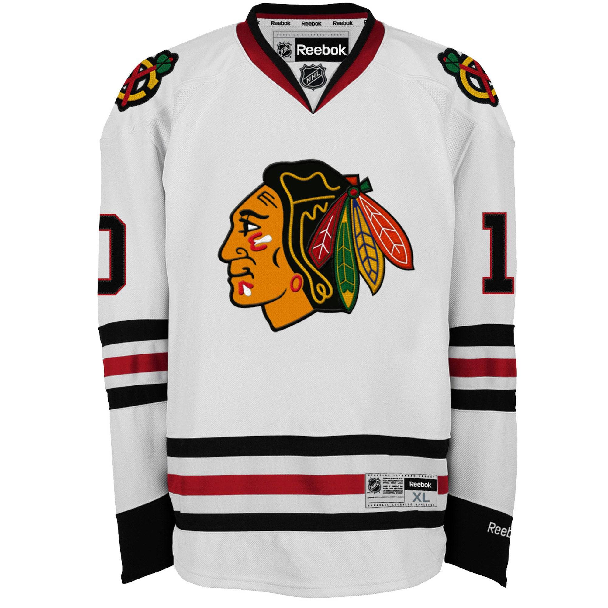 Mens Chicago Blackhawks Brandon Saad Premier Road Jersey
