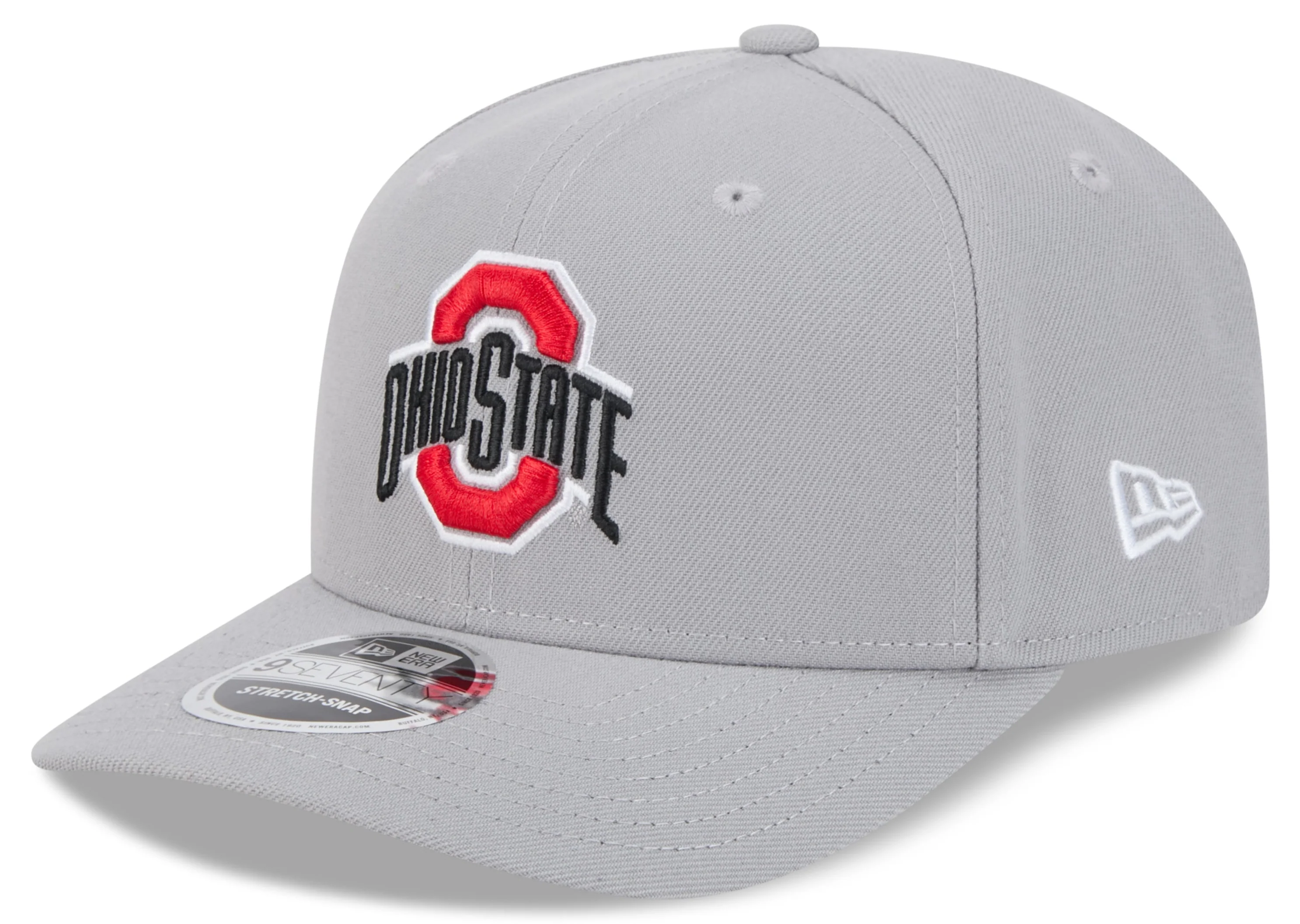 Ohio State Buckeyes New Era Gray 9SEVENTY Adjustable Hat
