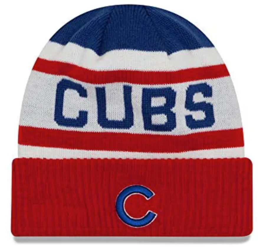 Chicago Cubs Biggest Fan 2  “C” Logo Knit Hat By New Era