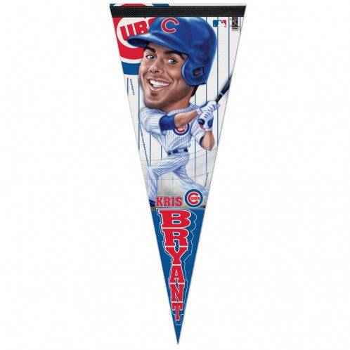 Kris Bryant Chicago Cubs Caricature Premium Pennant By Wincraft