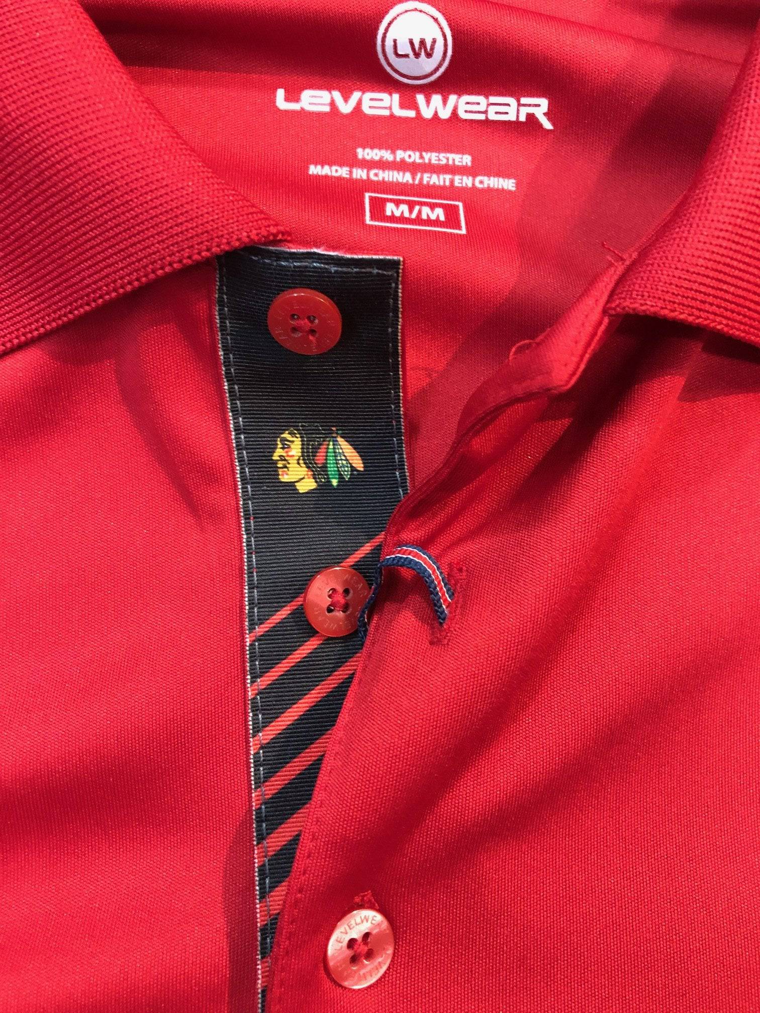 Chicago Blackhawks Helium 2 Polo By Levelwear