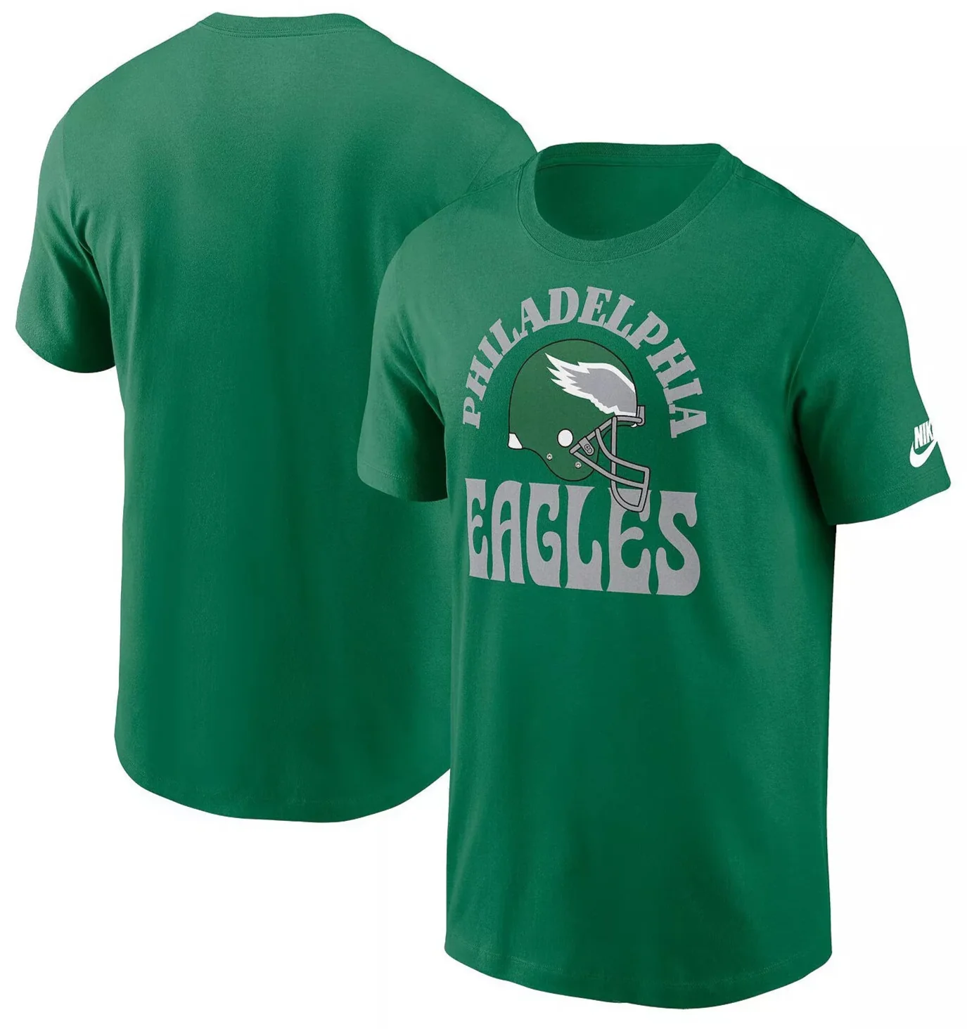 Men's Nike Kelly Green Philadelphia Eagles Rewind Groove Essential T-Shirt