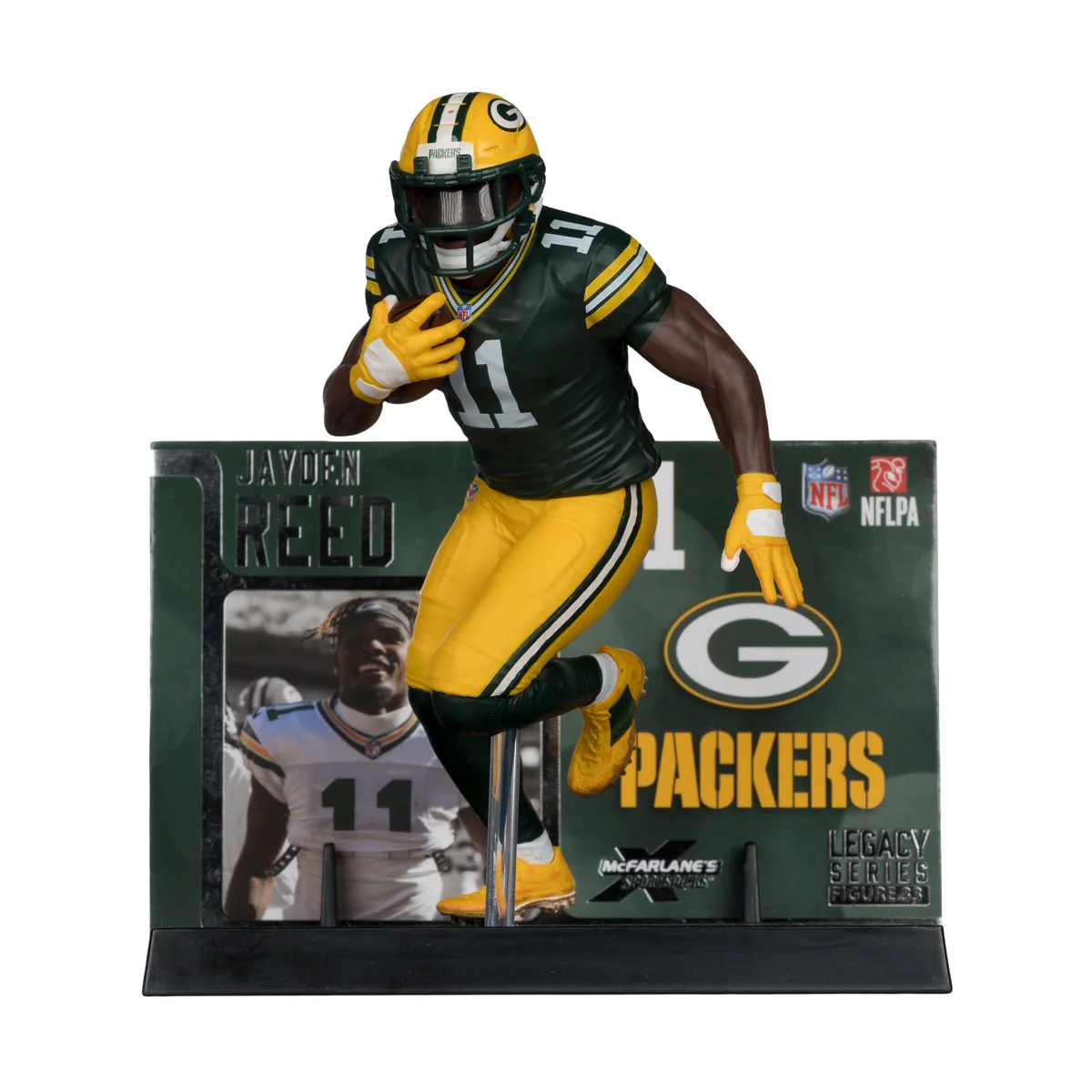 Jayden Reed Green Bay Packers Sportspicks Legacy Series McFarlane Figure