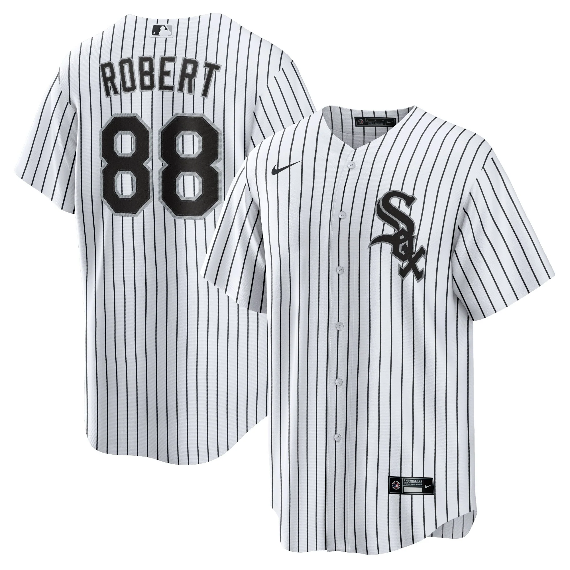 Men's Chicago White Sox Luis Robert Nike White Replica Player Name Jersey