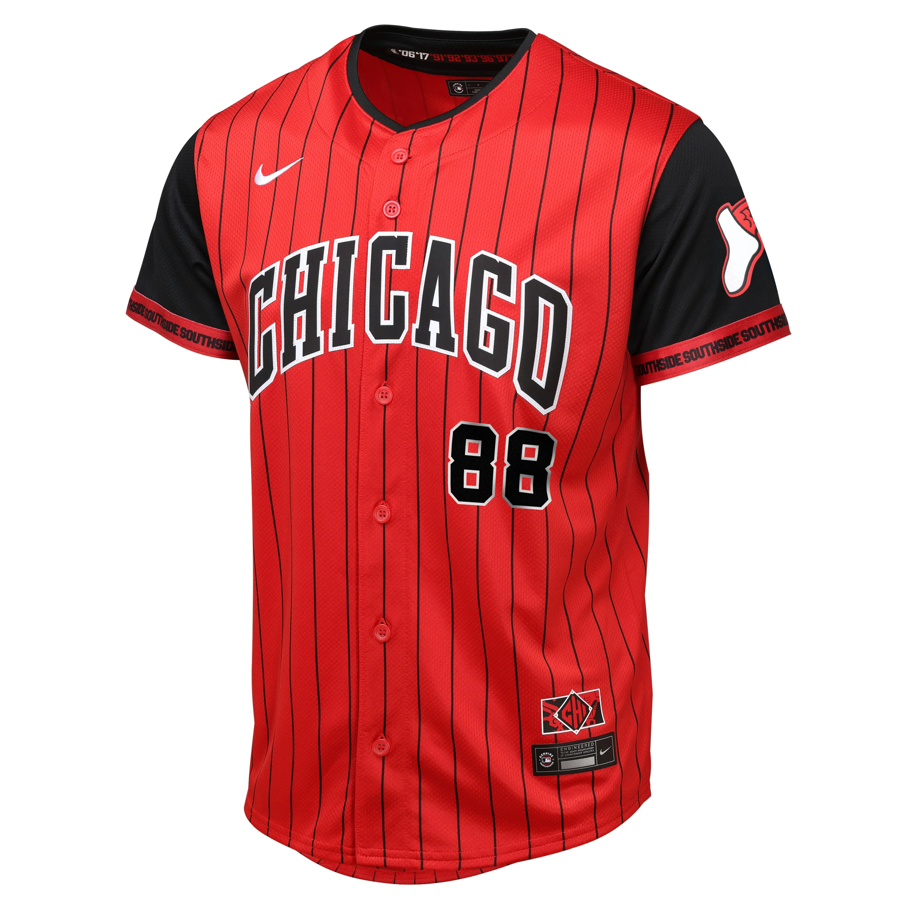 Youth Chicago White Sox Luis Robert Jr. 2025 City Connect Red Limited Replica Jersey