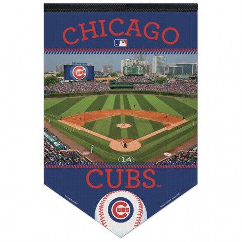 Chicago Cubs Stadium MLB Premium Felt Banner 17