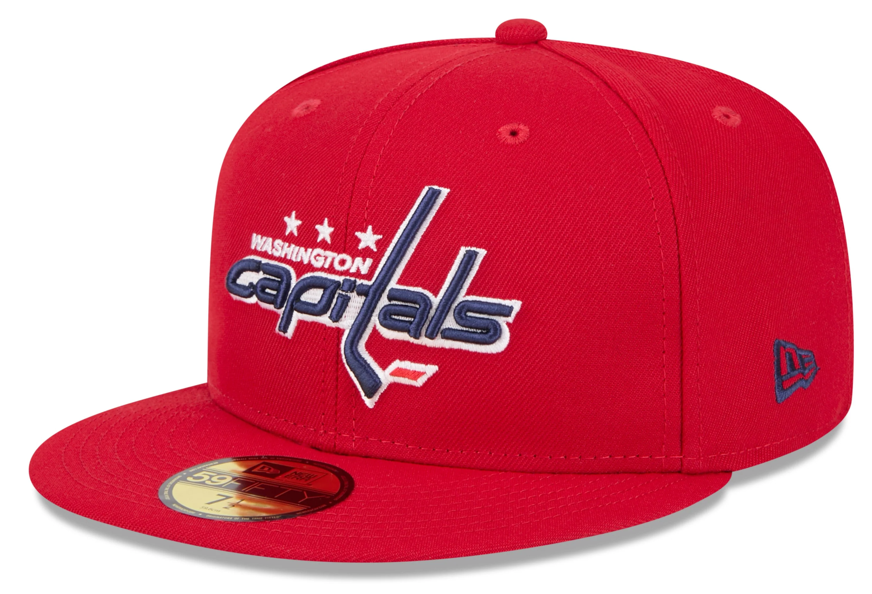 Washington Capitals Red Basic New Era 59FIFTY Fitted Hat