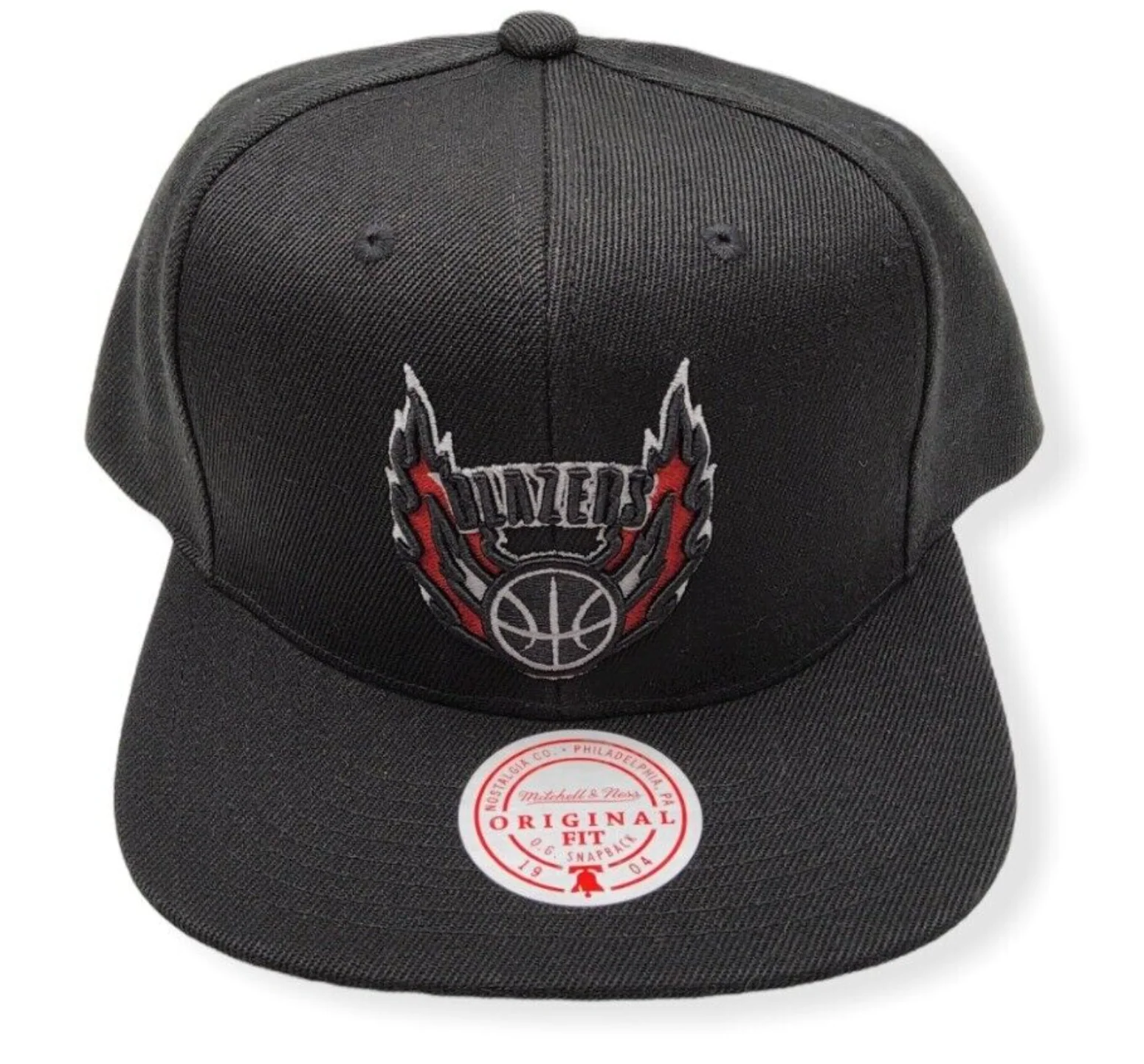 Men's Portland Trail Blazers Core Basic Black Mitchell & Ness Snapback Hat