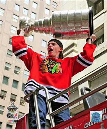 Patrick Kane Chicago Blackhawks 2010 Stanley Cup Champions Parade 11X 14 Photo