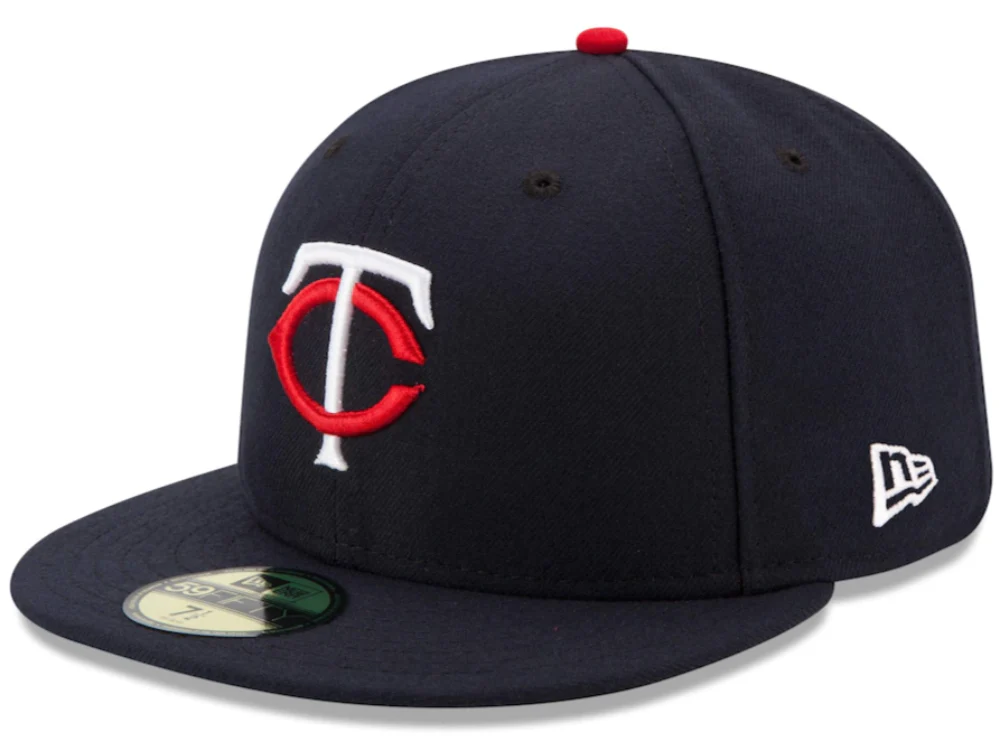 Men's Minnesota Twins New Era Navy Home Authentic Collection On-Field 59FIFTY Fitted Hat