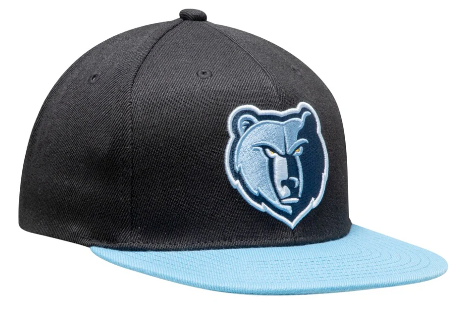 Mens NBA Memphis Grizzlies Navy 2-Tone 2.0 Snapback Hat By Mitchell And Ness