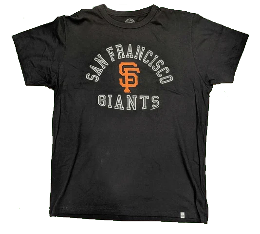 47 BRAND Men MLB San Francisco Giants Black Flanker T-shirt