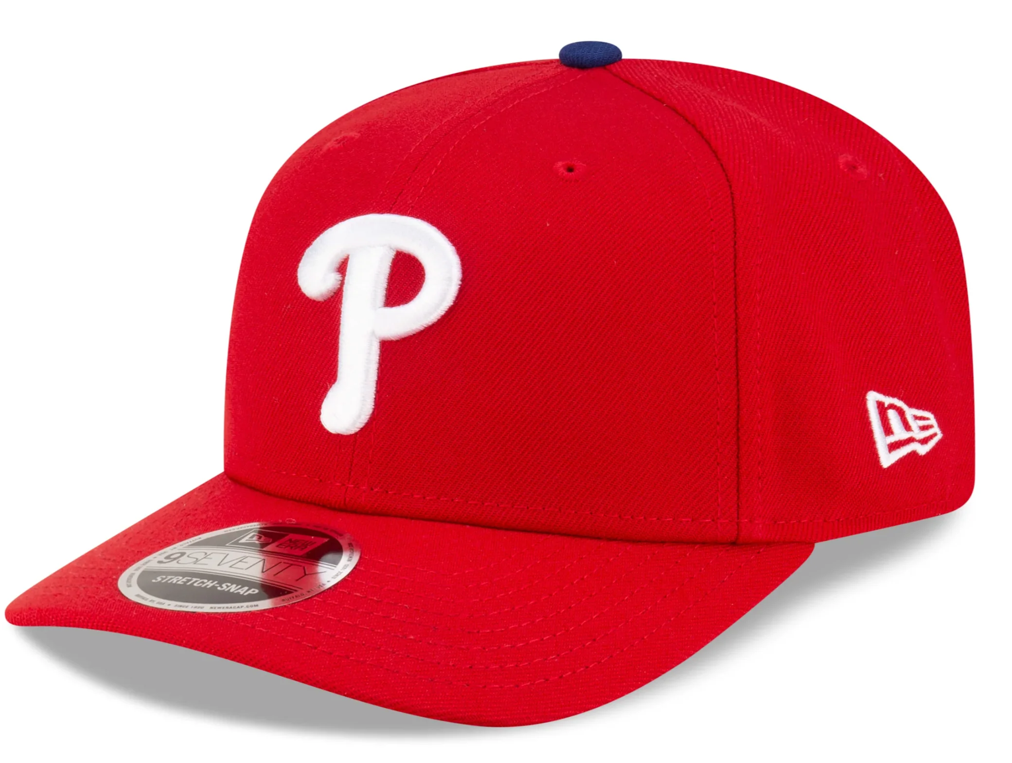 Philadelphia Phillies Red New Era Player Replica 9SEVENTY Stretch Snap Adjustable Hat