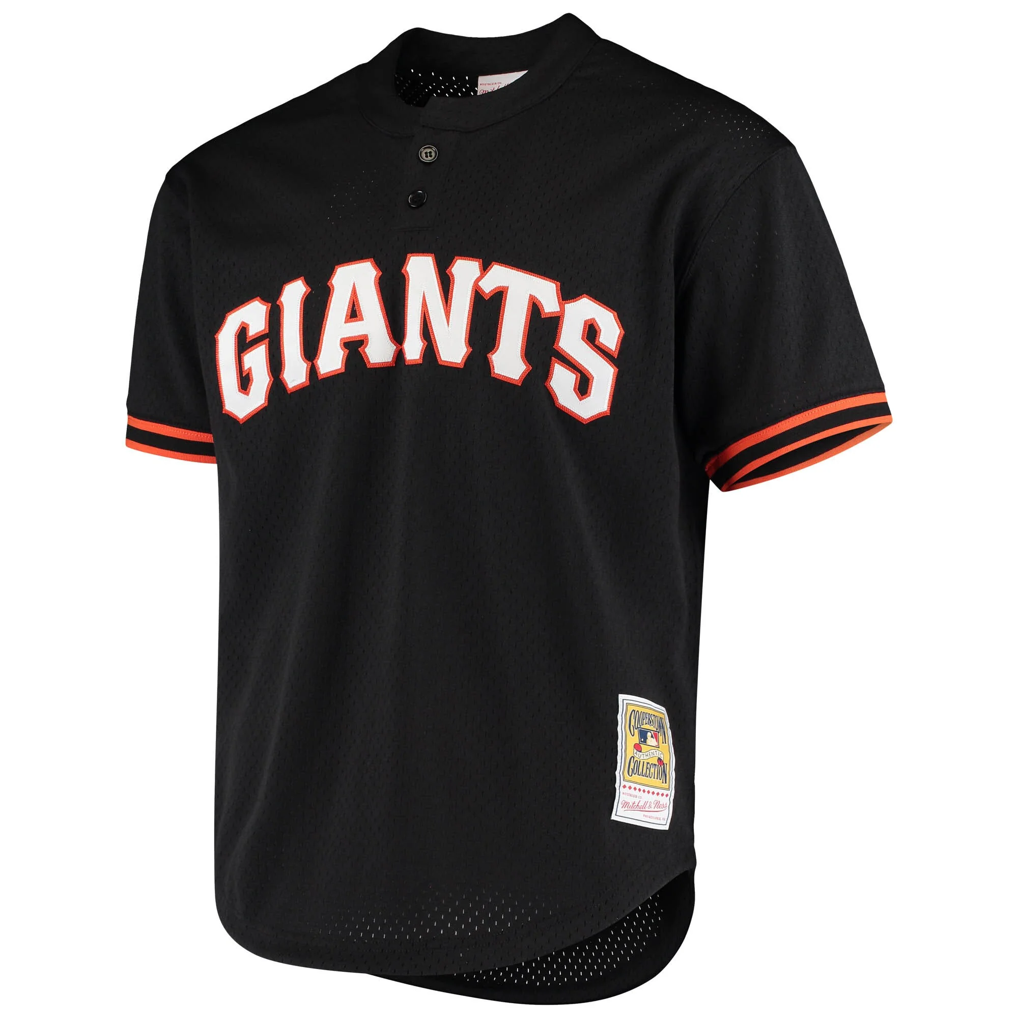 Men's San Francisco Giants Matt Williams Mitchell & Ness Black Cooperstown Collection Mesh Batting Practice Jersey