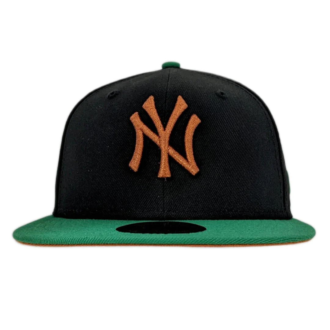 Men's New York Yankees Black/Kelly Green/Rust New Era 59FIFTY Fitted Hat