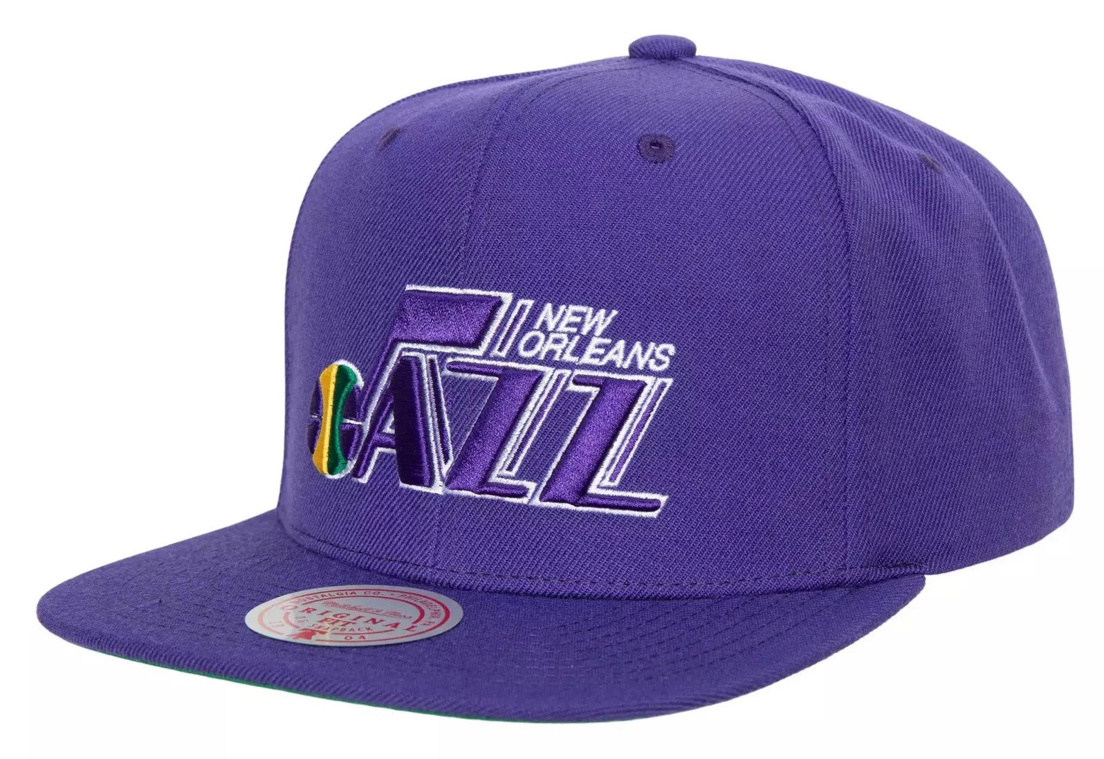 Mens NBA New Orleans Jazz Ground 2.0 Snapback Hat By Mitchell And Ness