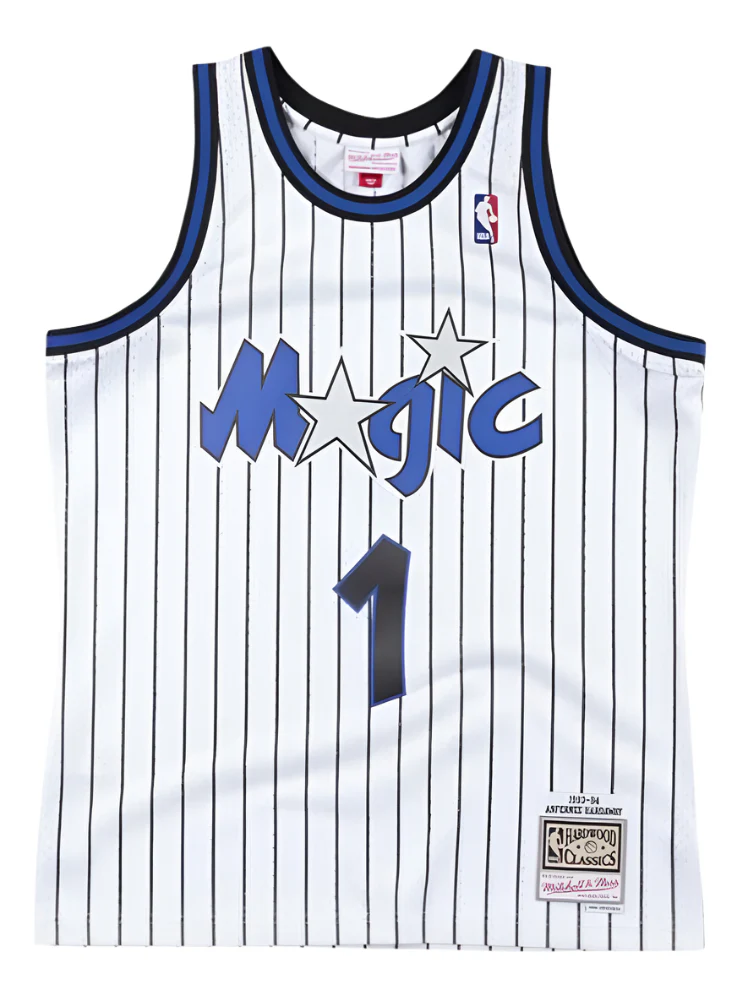 Mens Anfernee “Penny” Hardaway Orlando Magic Mitchell & Ness White 1993-94 Hardwood Classics Swingman Jersey