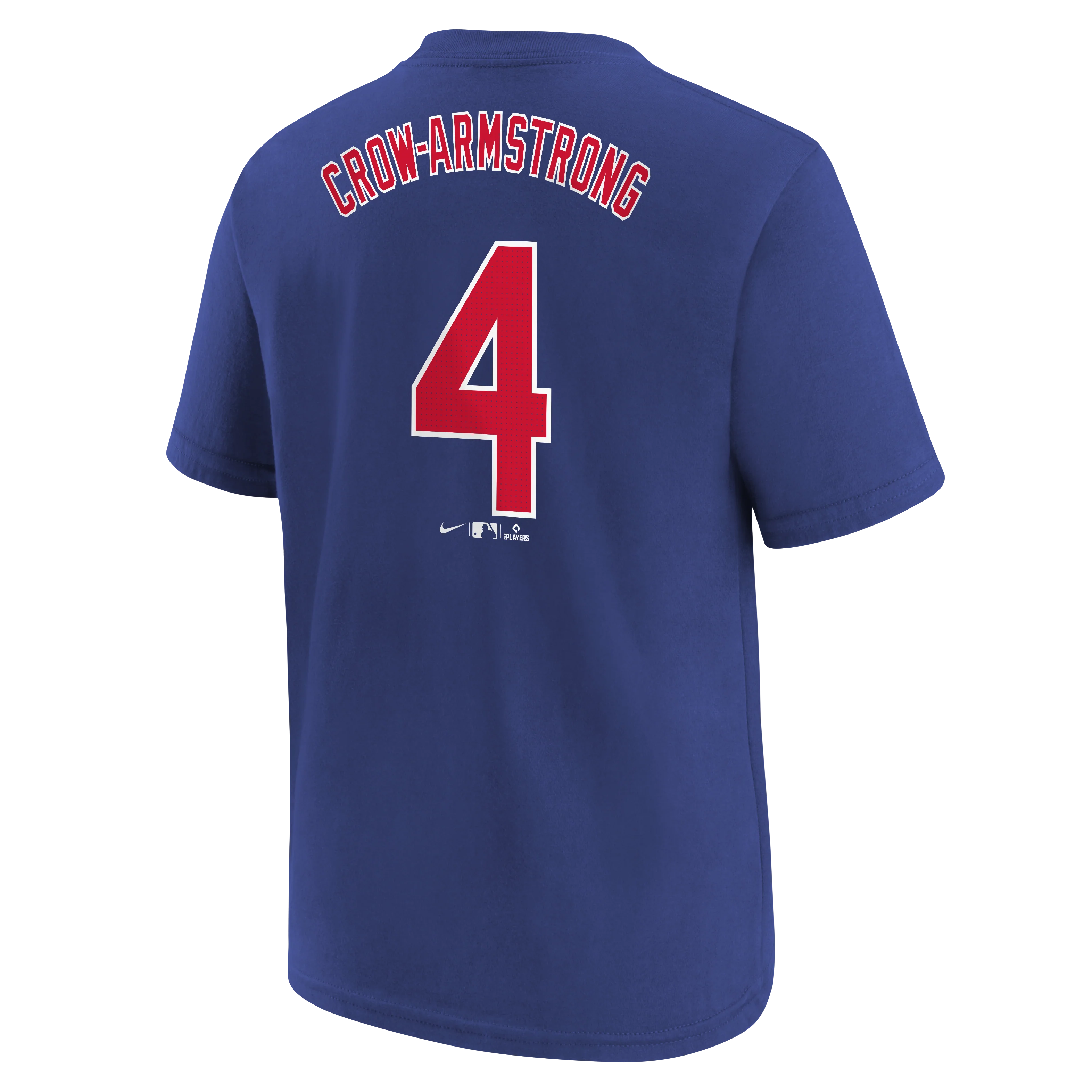 Youth Chicago Pete Crow-Armstrong Royal Blue Nike Name And Number Tee