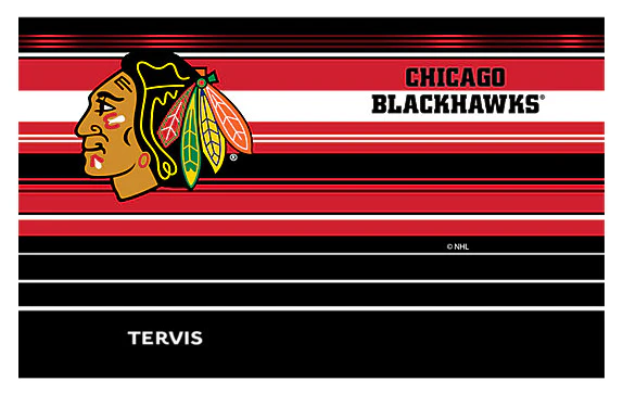 Chicago Blackhawks™ Hype Stipe 20 oz. Stainless Steel Tumbler