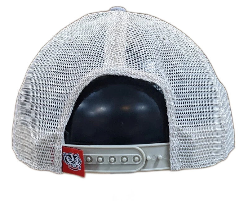 Wisconsin Badgers Steel Heather Trucker Adjustable Top of the World Hat