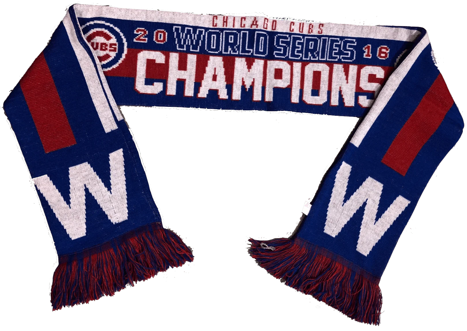 Chicago Cubs 2016 World Series Champions W Scarf