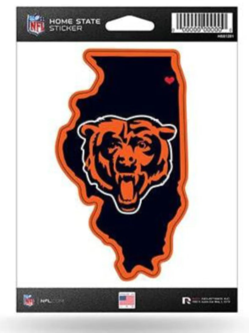 Chicago Bears Home State Decal By Rico