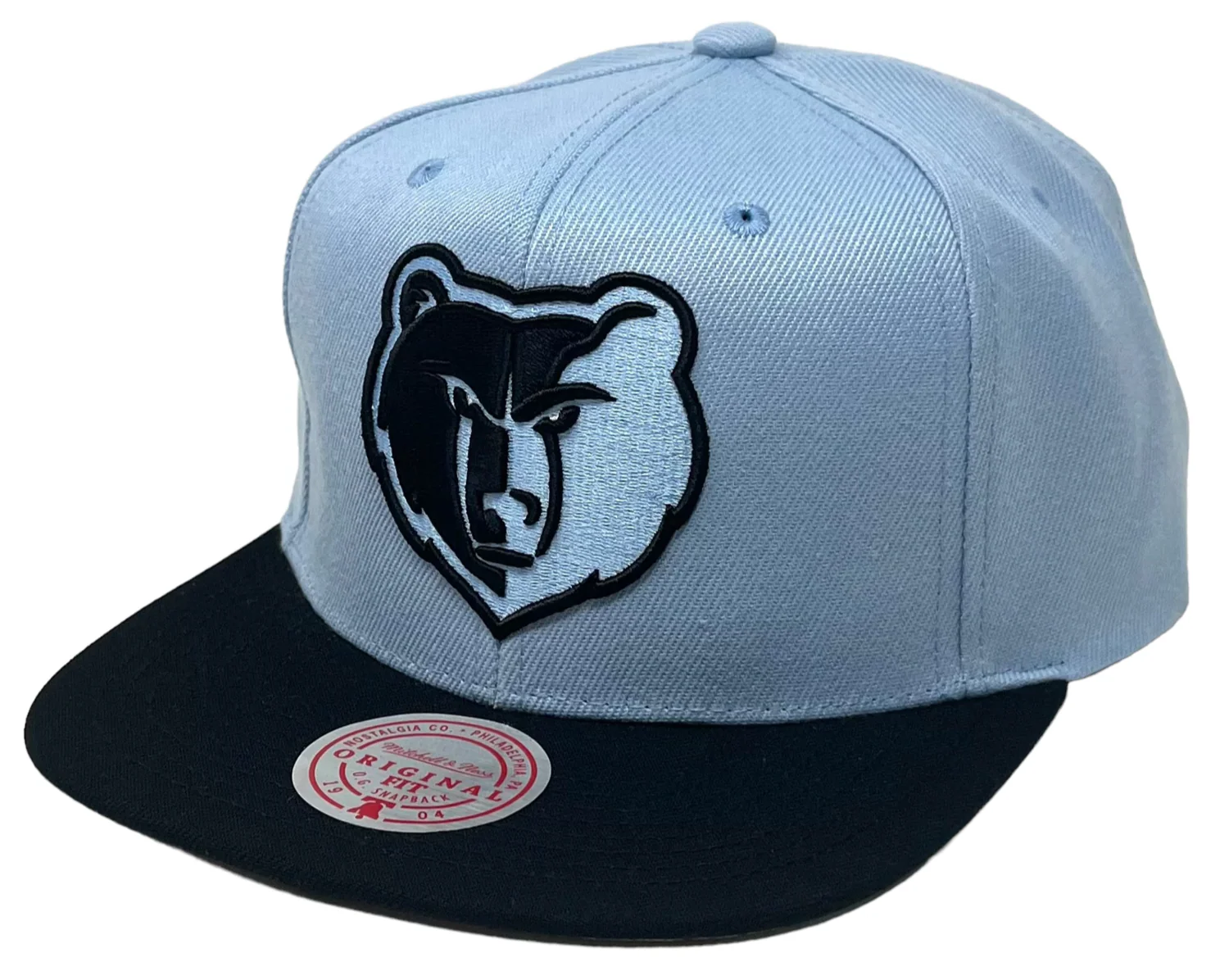 Men's Memphis Grizzlies Mitchell & Ness NBA University Away 2 Tone Snapback Hat